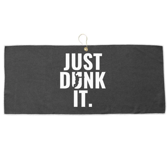 Just Dunk It Basketball Large Microfiber Waffle Golf Towel