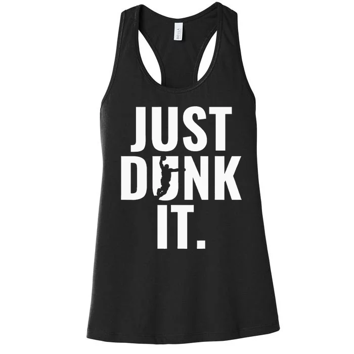 Just Dunk It Basketball Women's Racerback Tank