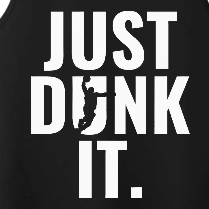 Just Dunk It Basketball Performance Tank