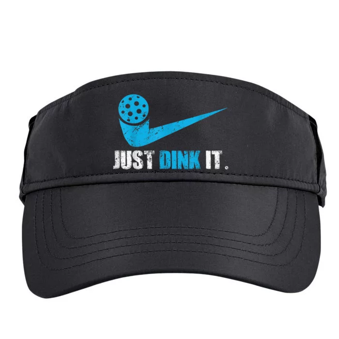 Just Dink It Pickleball Player Fan Gift Adult Drive Performance Visor