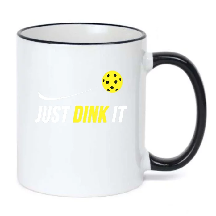 Just Dink It Funny Pickleball Black Color Changing Mug