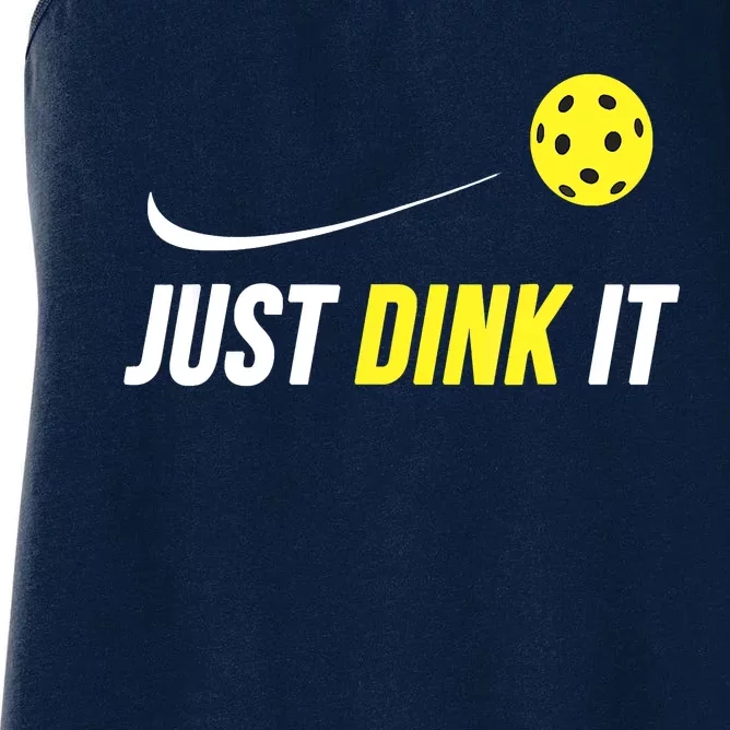 Just Dink It Funny Pickleball Women's Racerback Tank