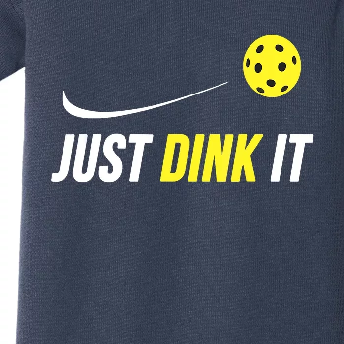 Just Dink It Funny Pickleball Baby Bodysuit