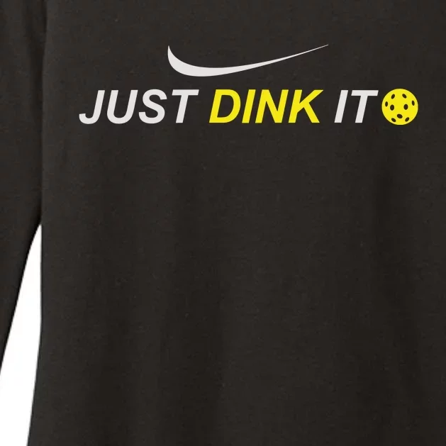 Just Dink It Pickleball Womens CVC Long Sleeve Shirt