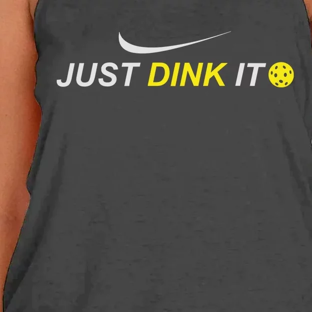 Just Dink It Pickleball Women's Knotted Racerback Tank