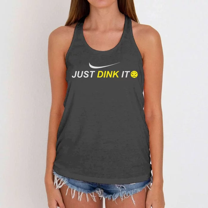 Just Dink It Pickleball Women's Knotted Racerback Tank