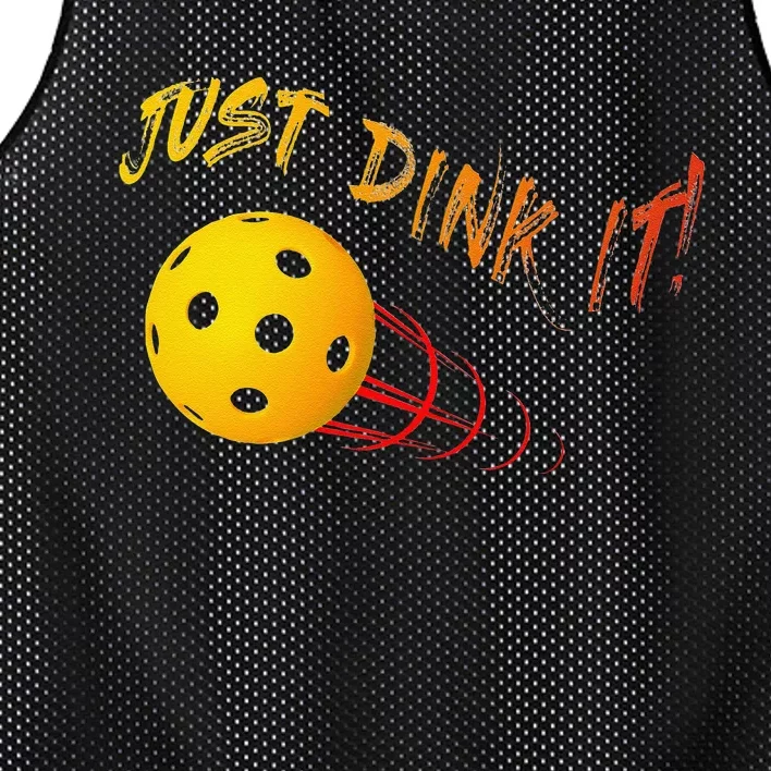 Just Dink It Funny Pickleball Mesh Reversible Basketball Jersey Tank