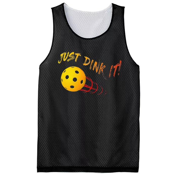 Just Dink It Funny Pickleball Mesh Reversible Basketball Jersey Tank