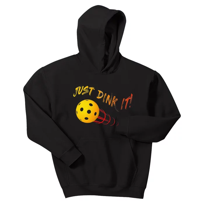 Just Dink It Funny Pickleball Kids Hoodie