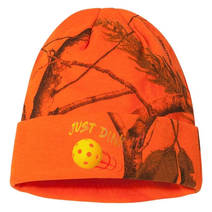 Just Dink It Funny Pickleball Kati - 12in Camo Beanie