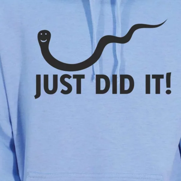 JUST DID IT FUNNY Unisex Surf Hoodie