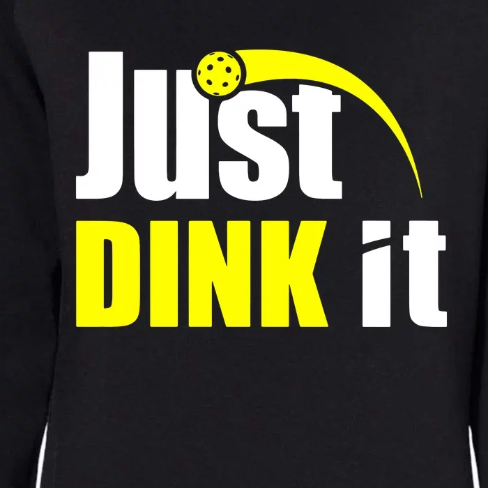 Just Dink It Womens California Wash Sweatshirt