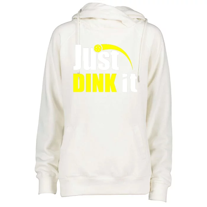 Just Dink It Womens Funnel Neck Pullover Hood