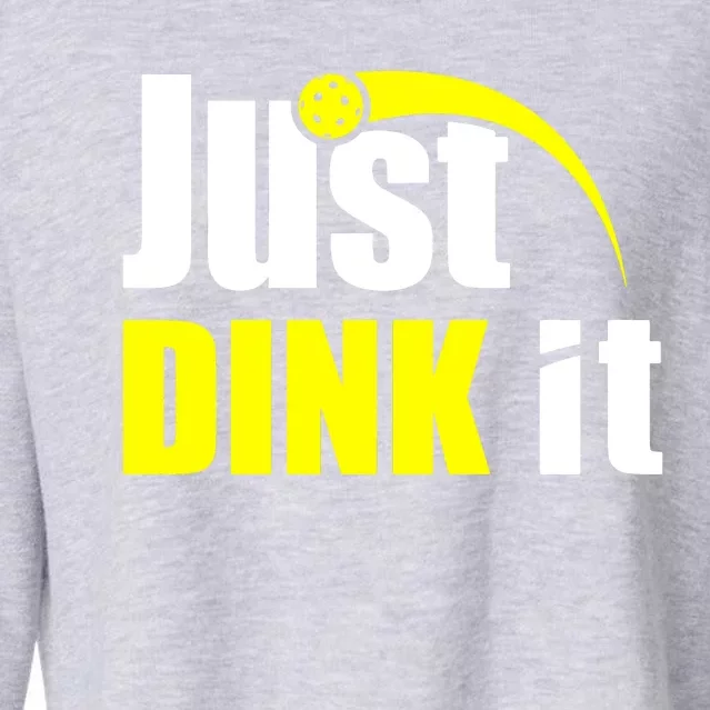 Just Dink It Cropped Pullover Crew