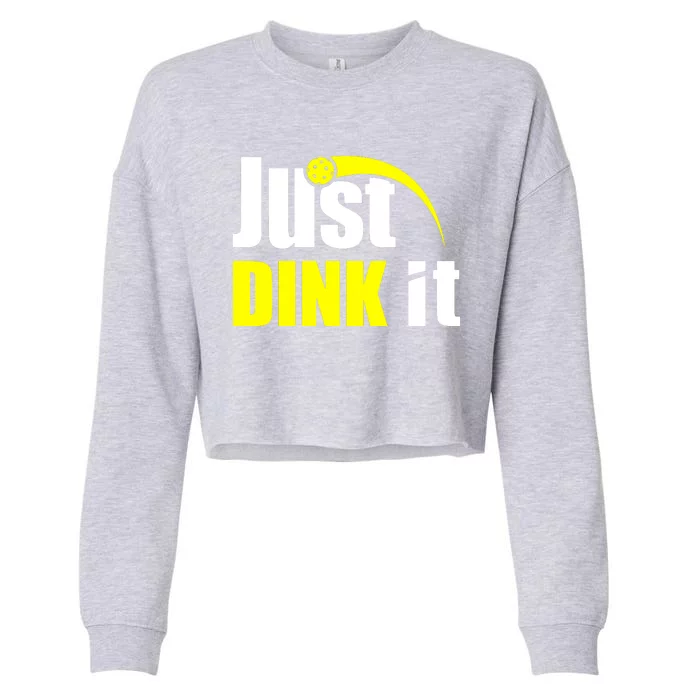 Just Dink It Cropped Pullover Crew