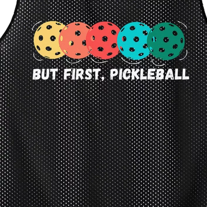 Just Dink It Funny Pickleball Pickle Ball Mesh Reversible Basketball Jersey Tank