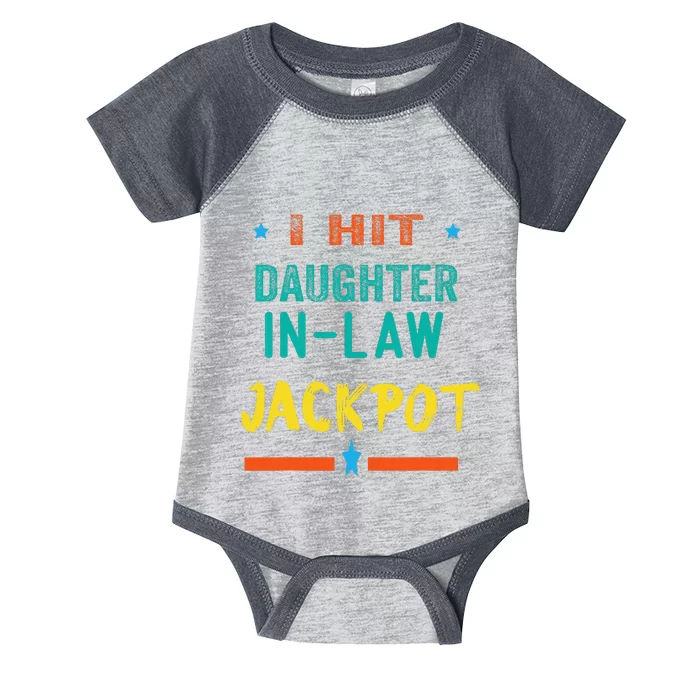 Jackpot Daughter In Law Funny Daughter In Law Infant Baby Jersey Bodysuit