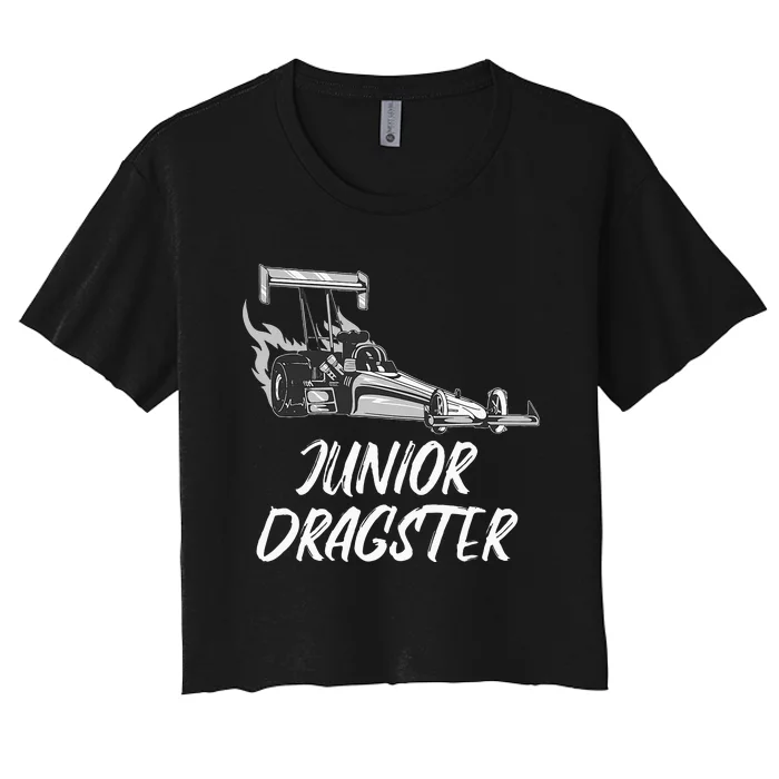 Junior Dragster Women's Crop Top Tee