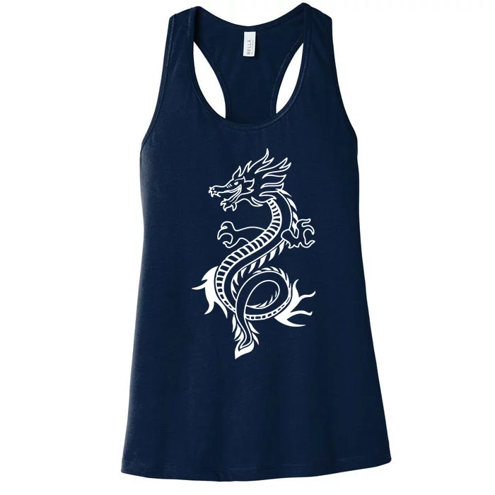 Japanese Dragon Women's Racerback Tank