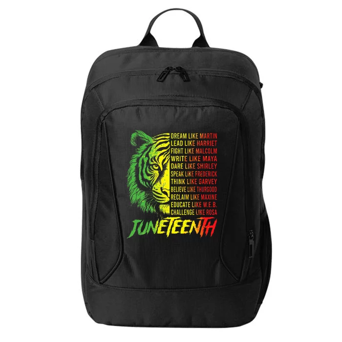 Juneteenth Dream Like Leaders Black History City Backpack