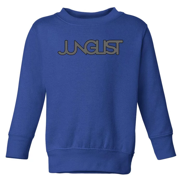 Junglist Dnb Minimalist Drum N Bass Raver Toddler Sweatshirt