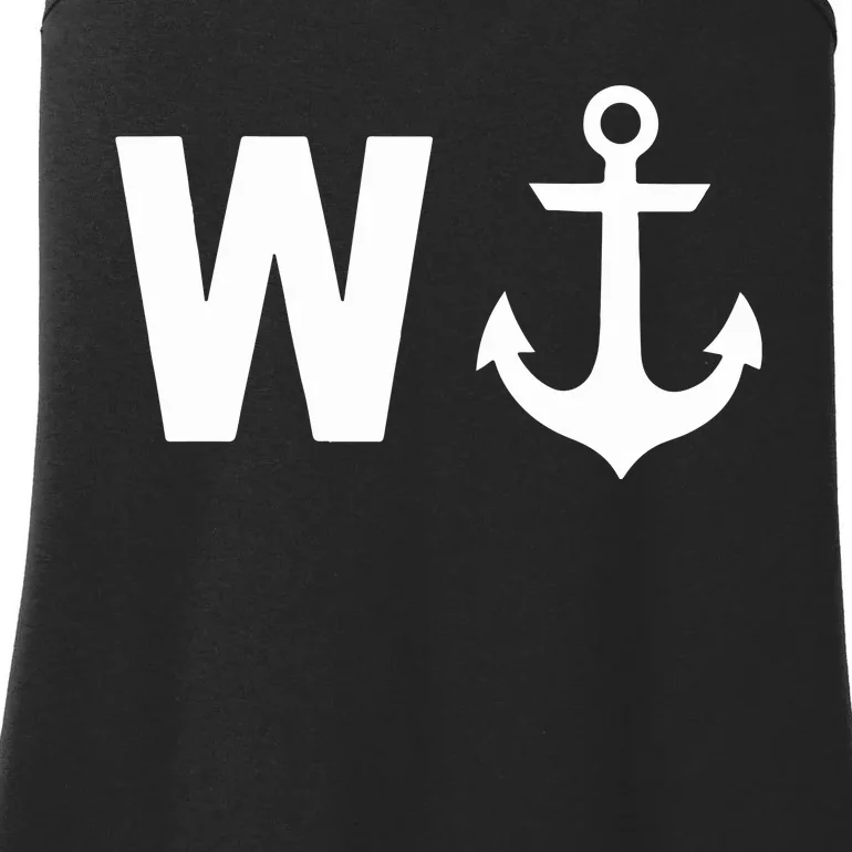 Jeffrey Dean Morgan W Anchor Ladies Essential Tank