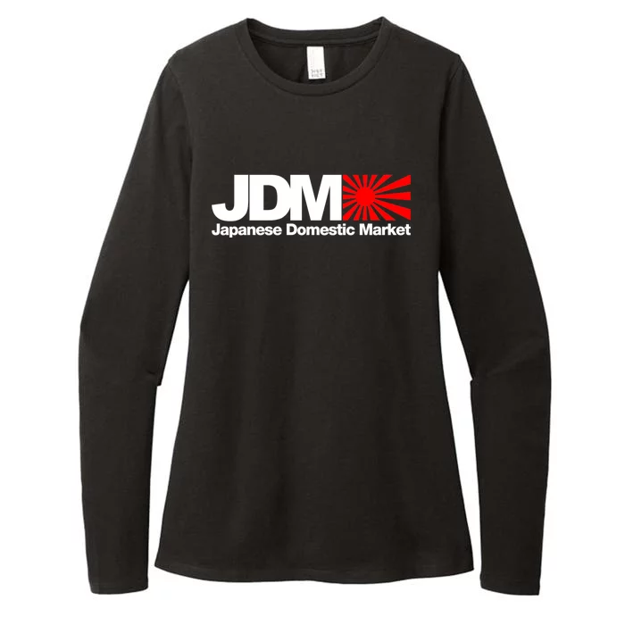 Japanese Domestic Market Jdm (3) Womens CVC Long Sleeve Shirt