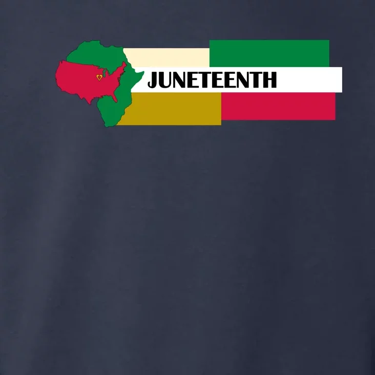 Juneteenth Day Map Toddler Hoodie