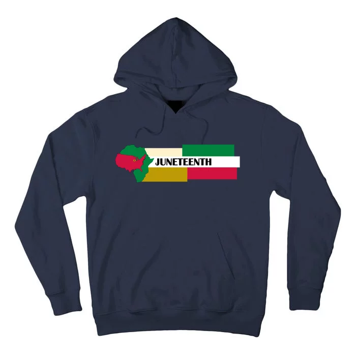 Juneteenth Day Map Tall Hoodie