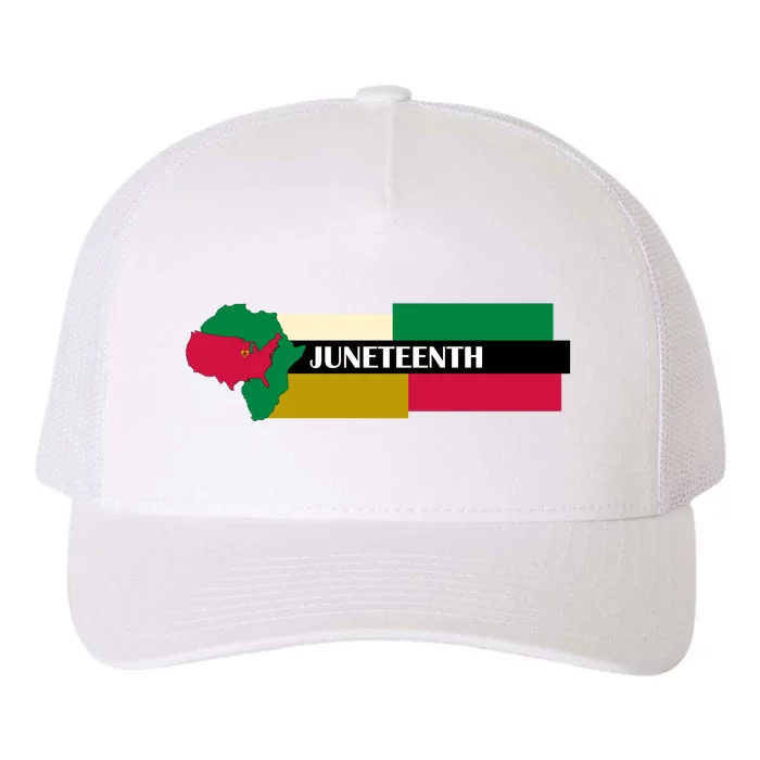 Juneteenth Day Map Yupoong Adult 5-Panel Trucker Hat