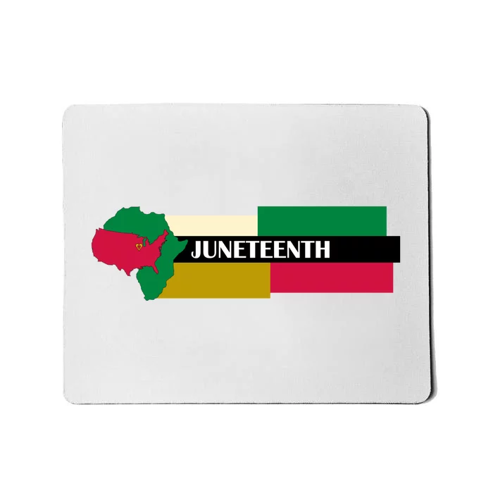 Juneteenth Day Map Mousepad