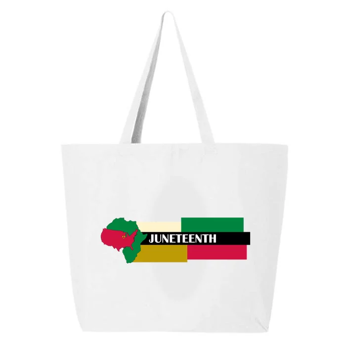 Juneteenth Day Map 25L Jumbo Tote