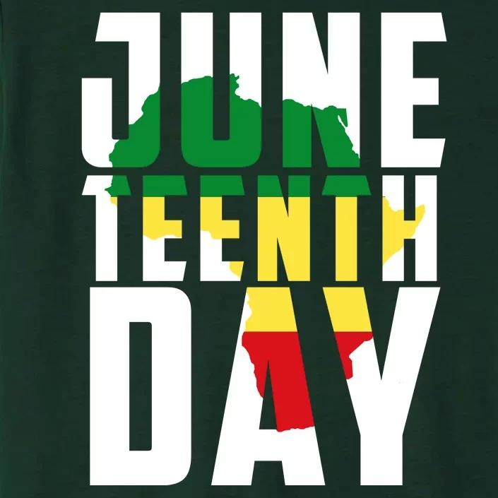 Juneteenth Day Map ChromaSoft Performance T-Shirt