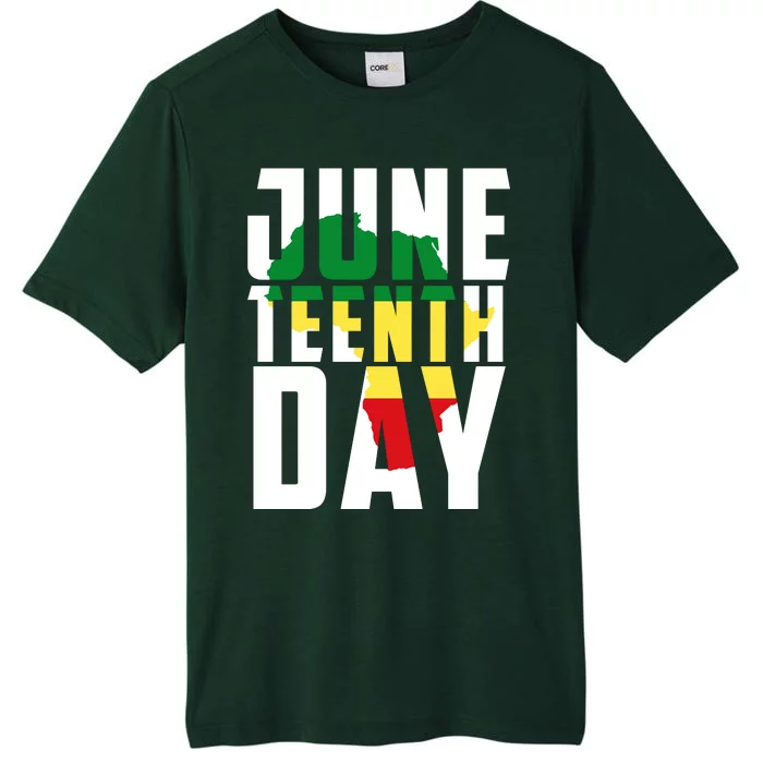 Juneteenth Day Map ChromaSoft Performance T-Shirt