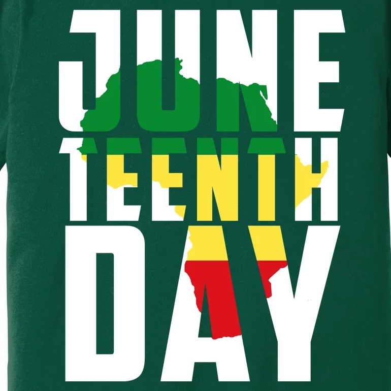 Juneteenth Day Map Premium T-Shirt