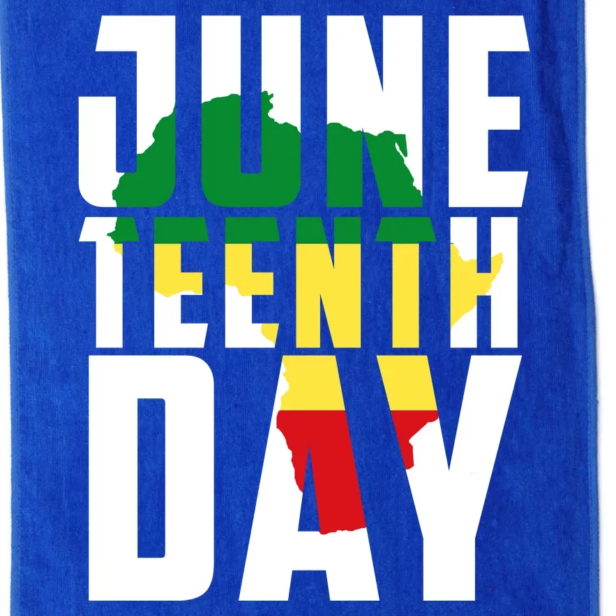 Juneteenth Day Map Platinum Collection Golf Towel