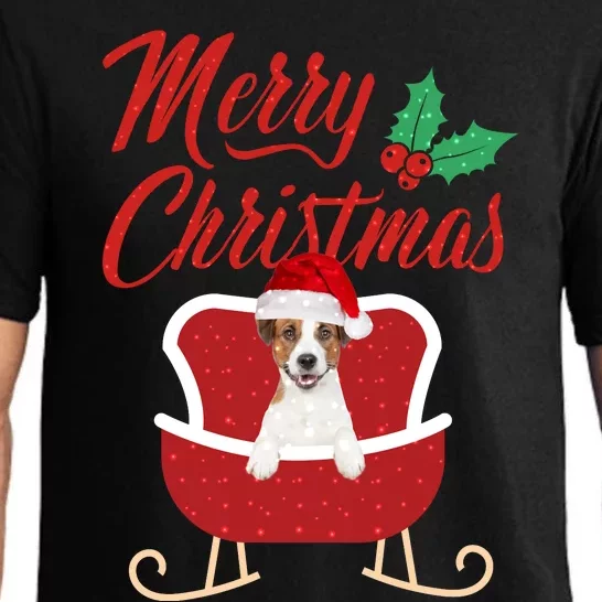 JackRussell Dog Merry Christmas Design For The Holiday Season! Pajama Set