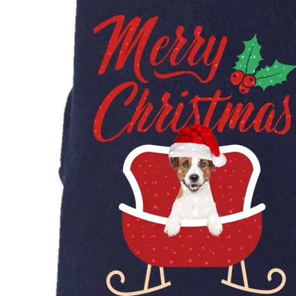 JackRussell Dog Merry Christmas Design For The Holiday Season! Doggie 3-End Fleece Hoodie