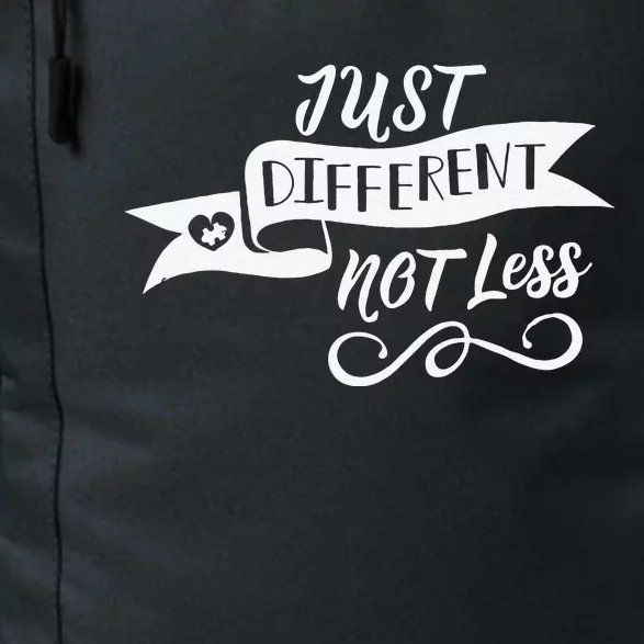 'Just Different, Not Less' Autism Awareness Daily Commute Backpack