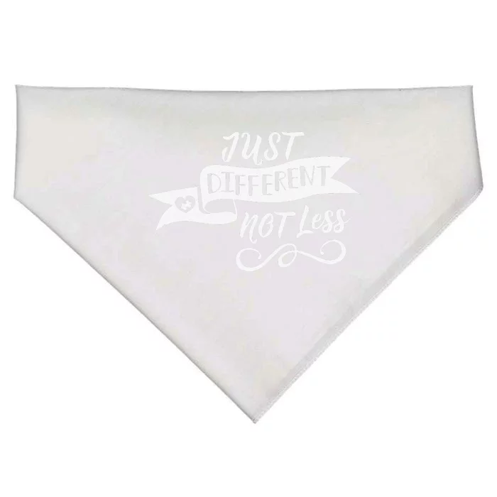 'Just Different, Not Less' Autism Awareness USA-Made Doggie Bandana