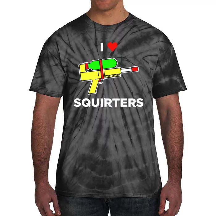 Justin Danger Nunley I Love Squirters Tie-Dye T-Shirt