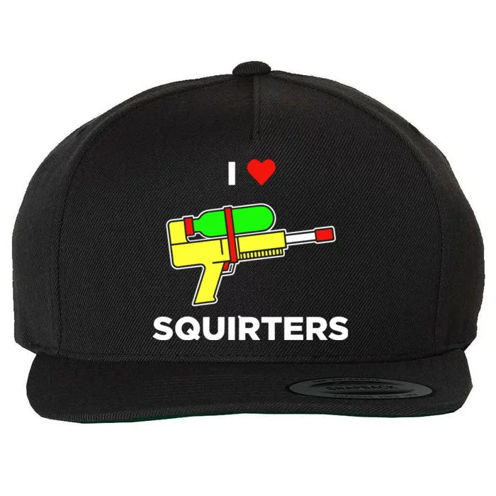 Justin Danger Nunley I Love Squirters Wool Snapback Cap