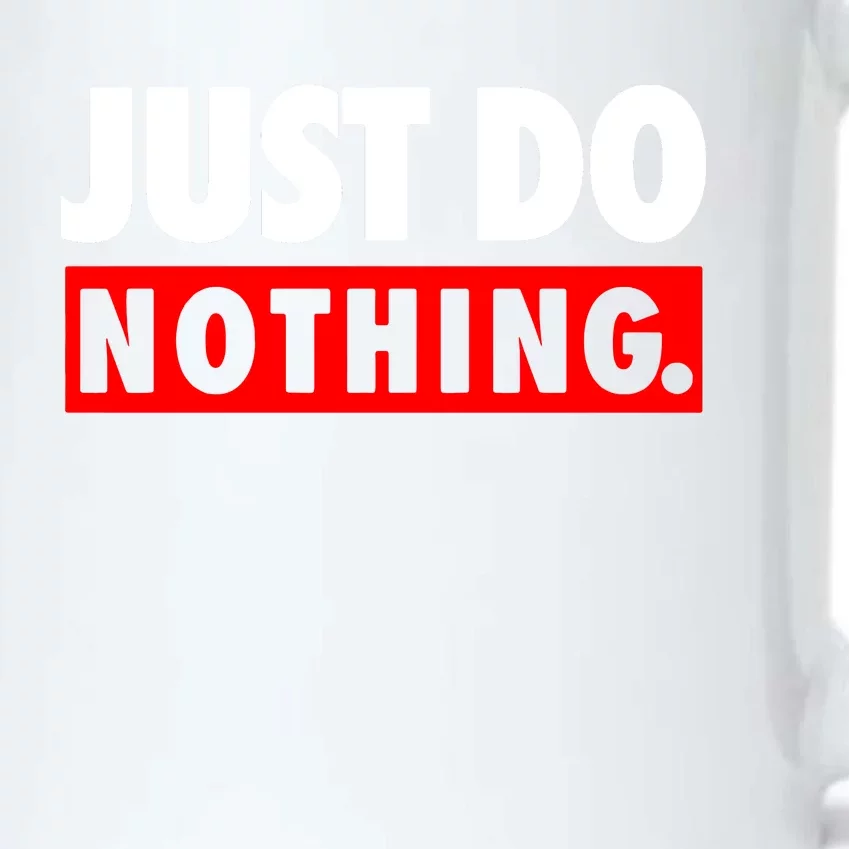 Just Do Nothing Black Color Changing Mug