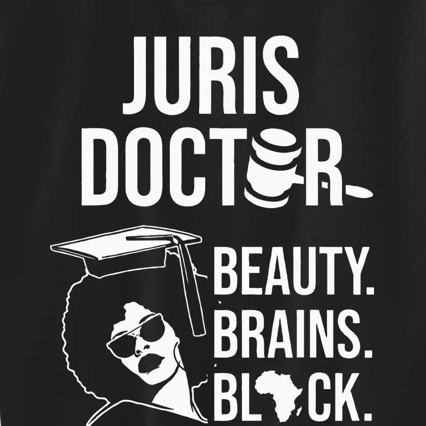 Juris Doctor of Jurisprudence Black Law School Graduation Kids Sweatshirt