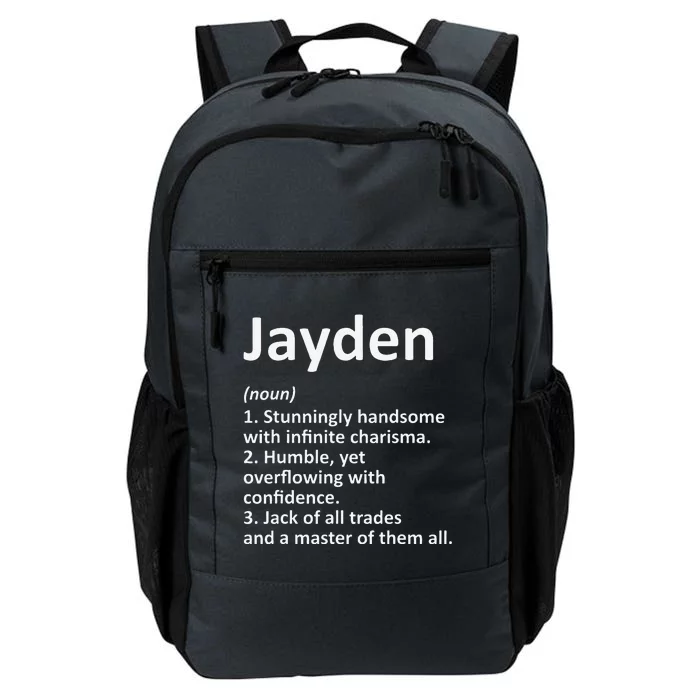 JAYDEN Definition Personalized Name Funny Birthday Gift Idea Daily Commute Backpack