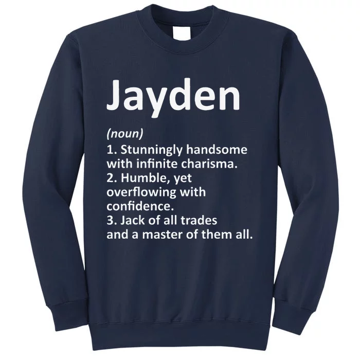 JAYDEN Definition Personalized Name Funny Birthday Gift Idea Sweatshirt