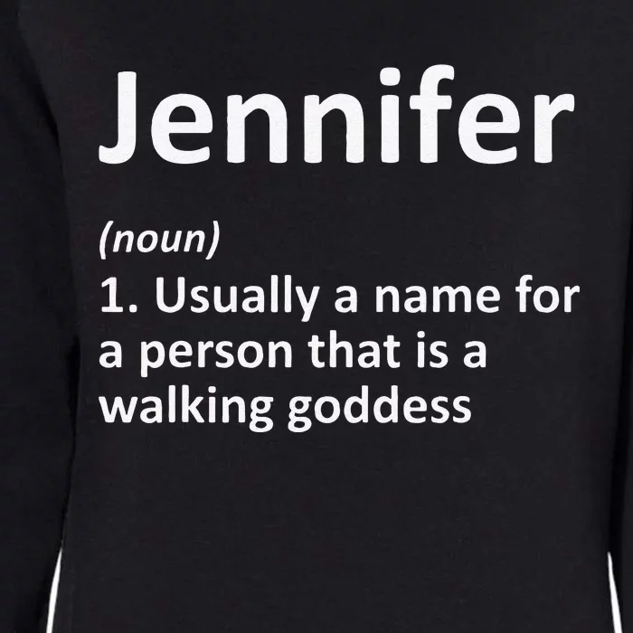 JENNIFER Definition Personalized Funny Birthday Gift Idea Womens California Wash Sweatshirt