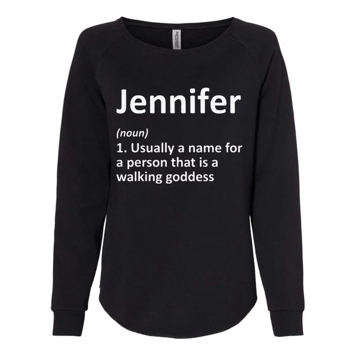 JENNIFER Definition Personalized Funny Birthday Gift Idea Womens California Wash Sweatshirt