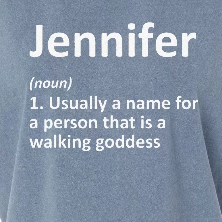 JENNIFER Definition Personalized Funny Birthday Gift Idea Garment-Dyed Women's Muscle Tee