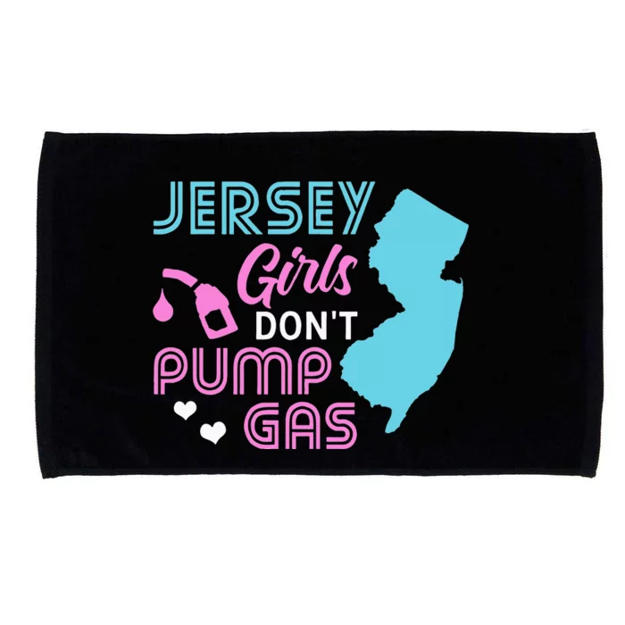 Jersey Dont Pump Gas State Outline Microfiber Hand Towel